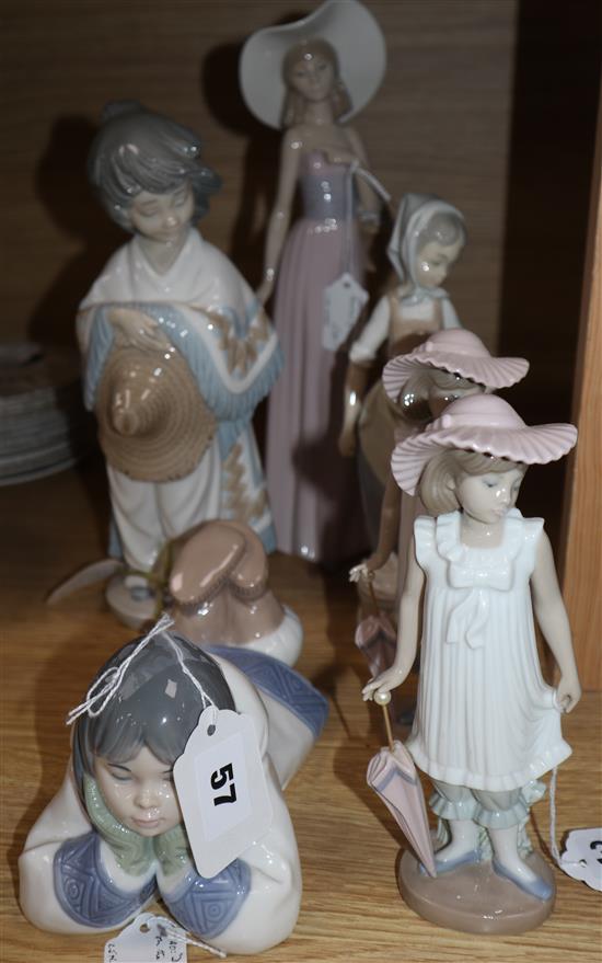 Six Nao figures